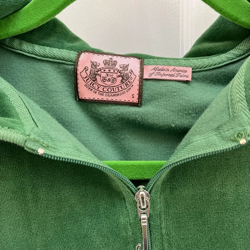 Juicy Couture Green Velour Tracksuit - Picture 11 of 12